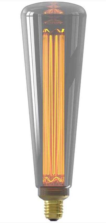 Lampe LED - Titane - Ø9,4x30,3cm - Dimmable - E27 - 1x3,5W - 60lm - 2000K - 1 pièce