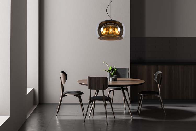 Lucide OLIVIA - Hanglamp - Ø 40 cm - 3xE27 - Fumé