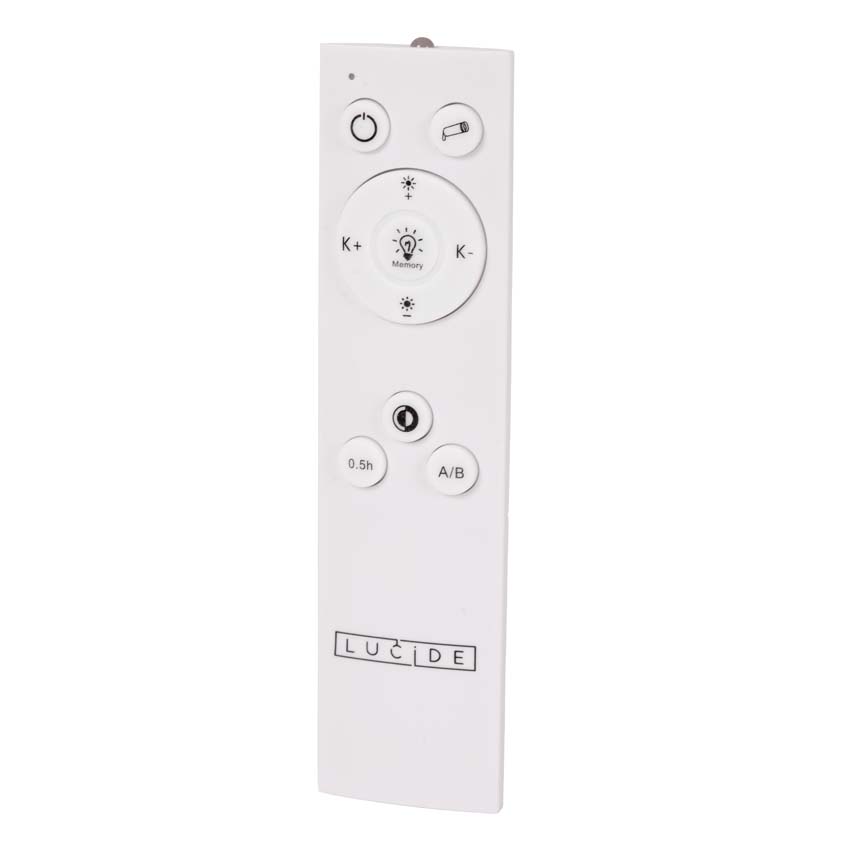 Lucide Essential Everina - Plafonnier - Ø40cm - LED dimmable - CCT - 2200K/6500K - Noir