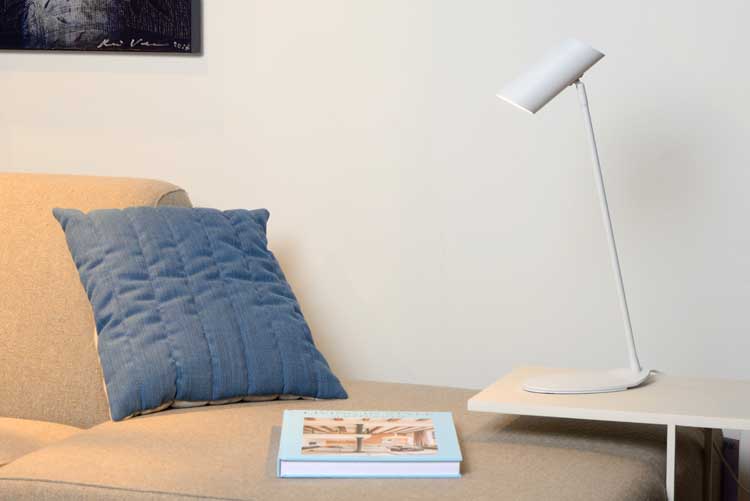 Lucide HESTER - Bureaulamp - GU10 - Wit