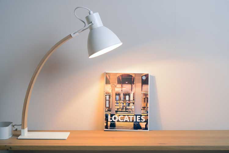 Lucide CURF - Bureaulamp - E27 - Wit