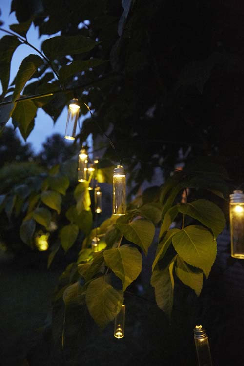 Solar cordon lumineuse Como 14 lampen Solar cordon lumineuse Como 14 lampen