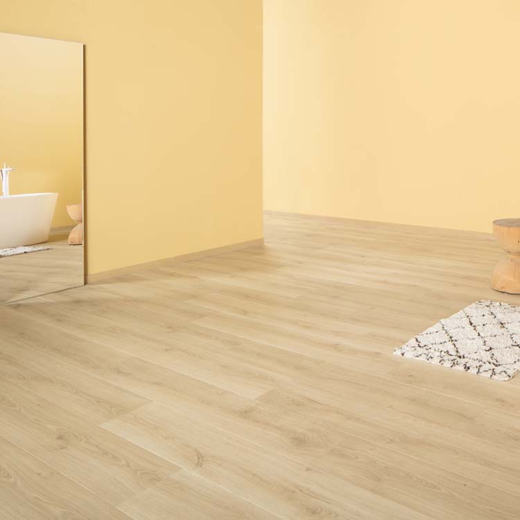 Sol stratifié Quick-step Capture waterproof 9mm - Chêne nature brossé