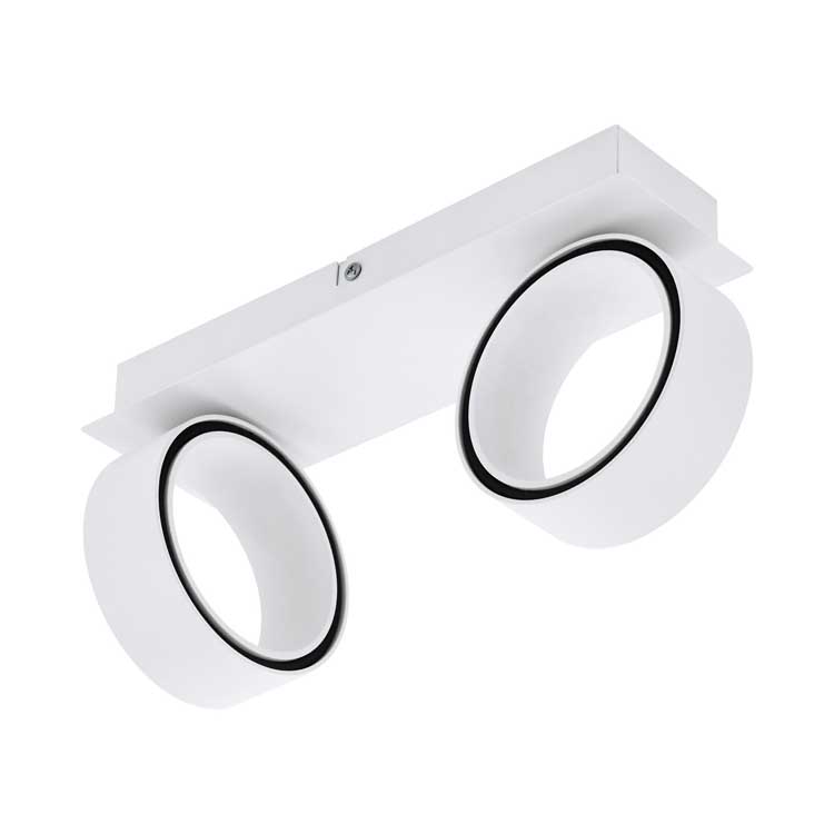 Spot LED - 2x5W - 1340LM - Wit/chroom