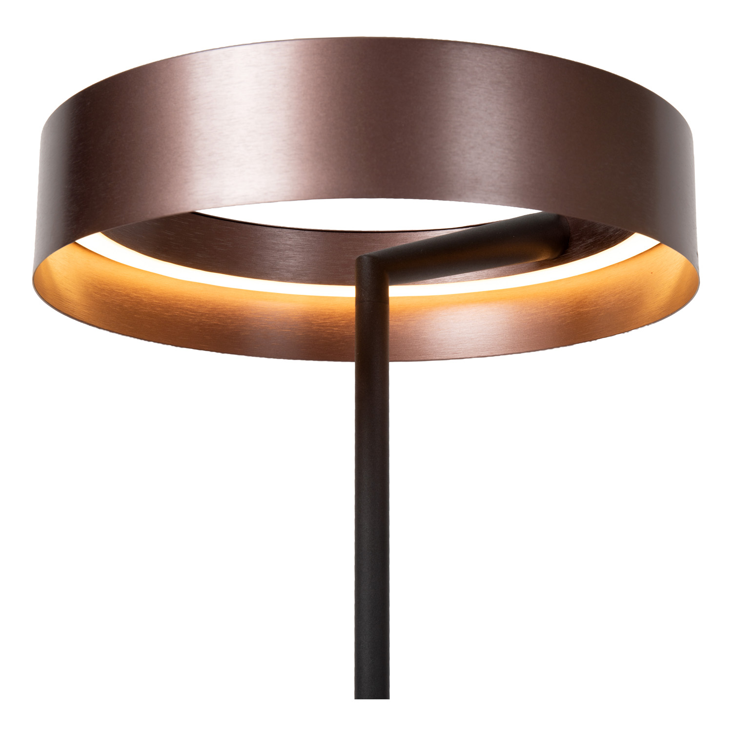 Lampe de table - Ø31cm - LED Dim. - CCT - 1X12W 2200K/4000K - Café