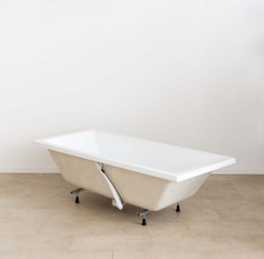 Baignoire encastrable Colin blanc brillant 180x80cm