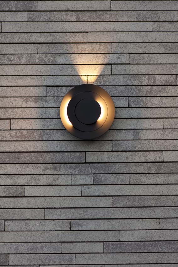 Applique murale d'extérieur Lior - gris - 7.8W - 3000K - IP54