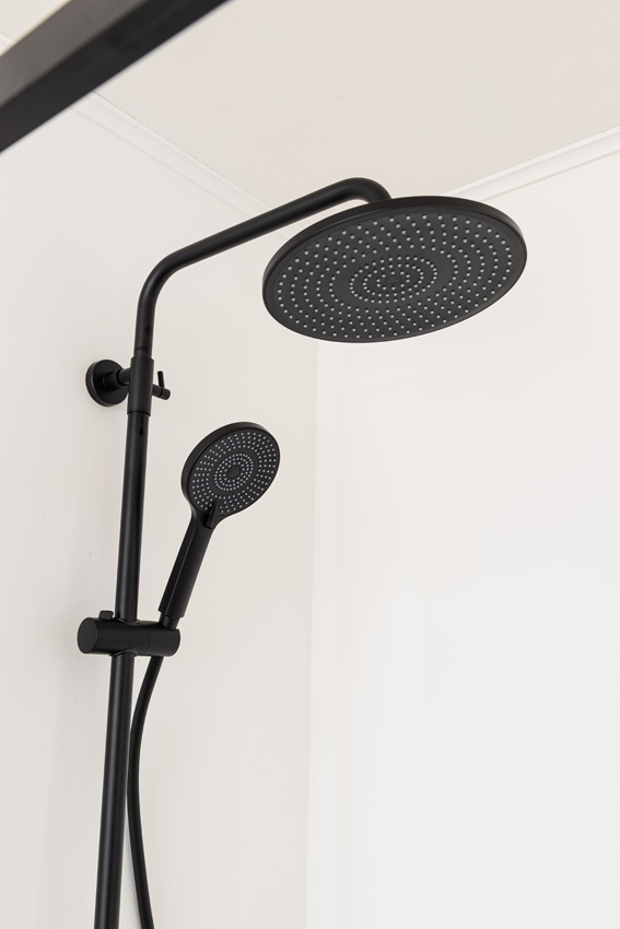 Douchehoek Ares mat zwart 90x90x190cm
