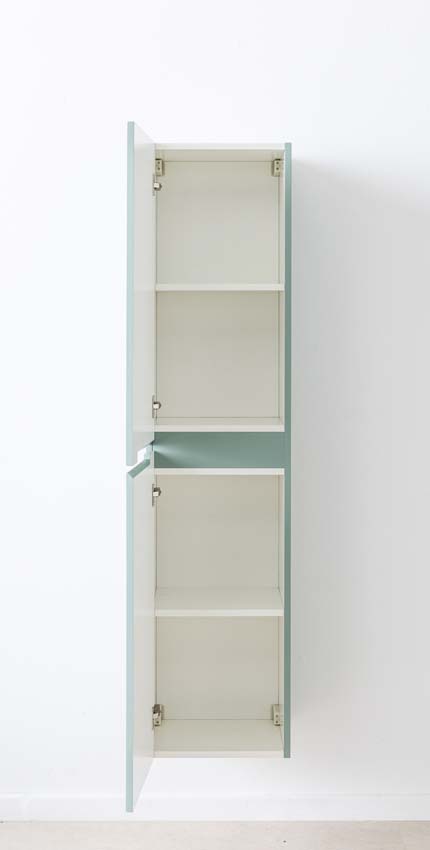 Armoire colonne Truman gris-vert suspendue 170x40x35cm