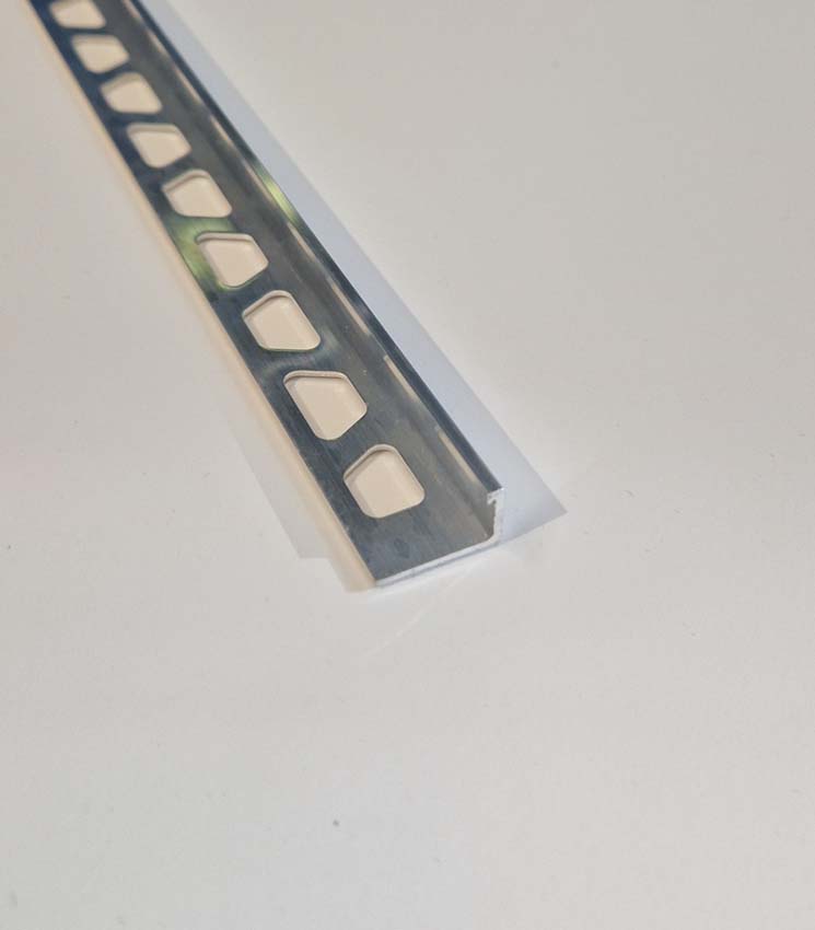 Tegelprofiel basic aluminium 250x1,125cm
