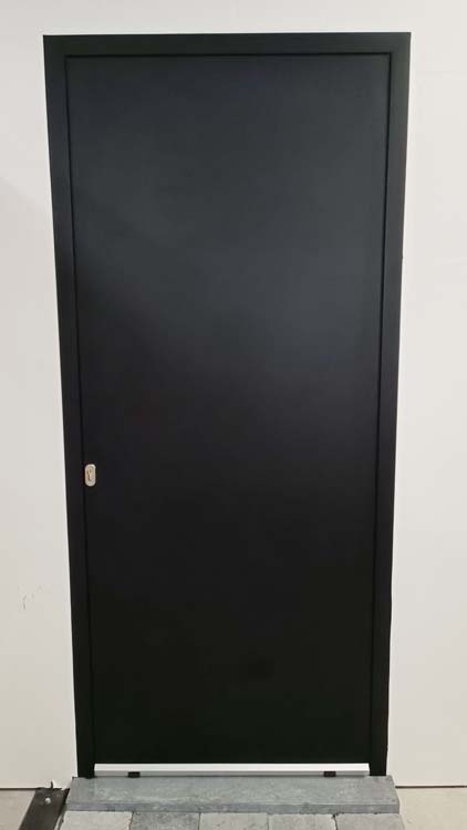 Porte extérieure alu Evora anthracite D sur mesure