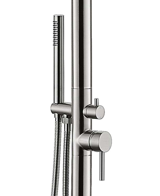 Douche extérieur Kirana inox avec douchette à main