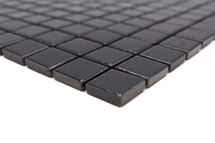 Mozaïek deco zwart glans 29,8 x 29,8 cm