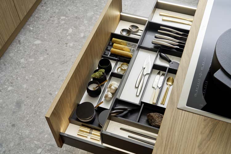 Keuken op maat - lades overview Keuken op maat - lades overview