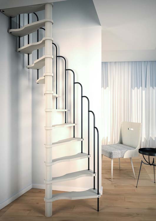 Escalier gain de place sapin Haltern 120cm