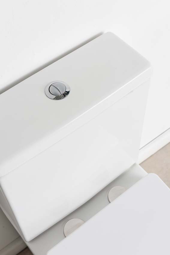 Toilettes sur pied Gerok sans rebord blanc