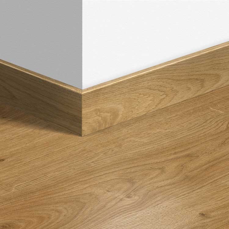 Parketplint Quick-Step 14 x 77 x 2400 mm Witte eik licht