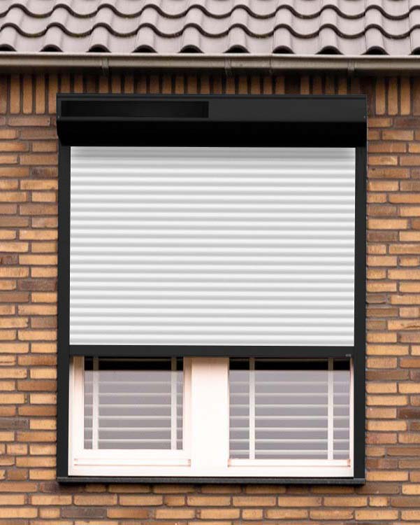 Volet roulant Vito aluminium sur mesure solar noir droit