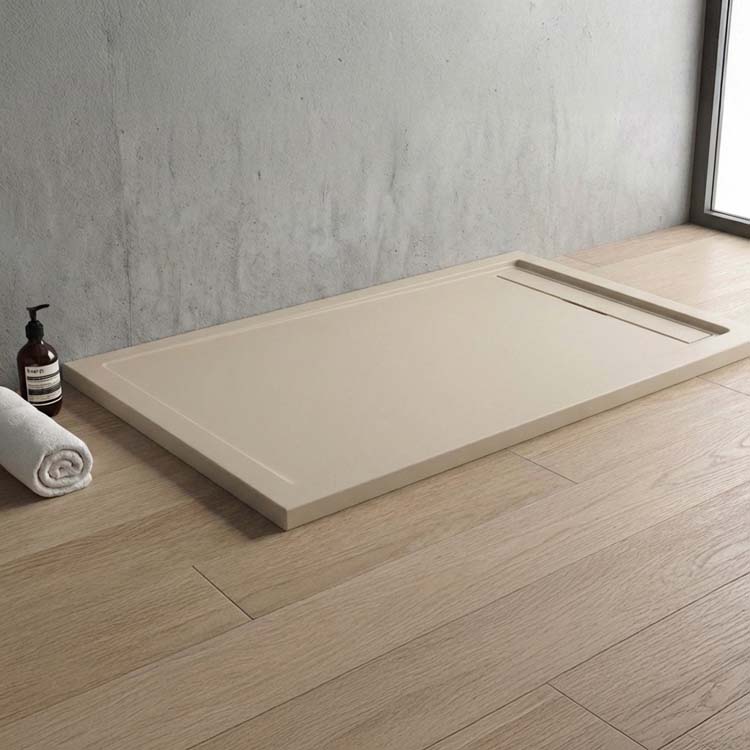 Receveur de douche beige