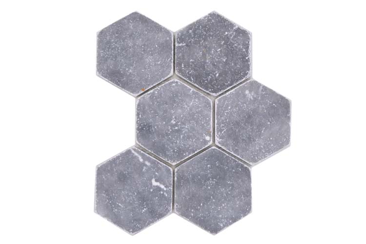 Mosaïque Bluestone Hexagon mat 19,9x26,2cm