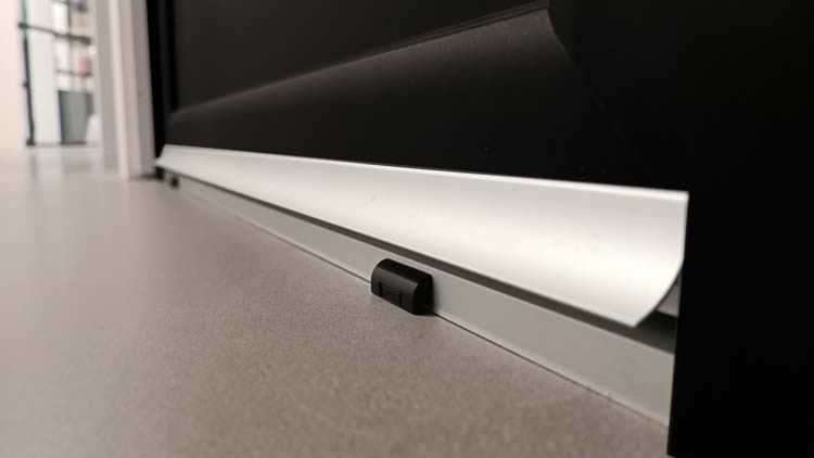 Buitendeur alu Aveiro zwart R 960X2180 mm