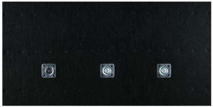 Kapstok eik naturel 60x30x7cm 3 haken