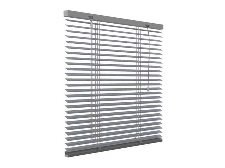 Horizontale lamellen 25mm 60x180 cm zilver