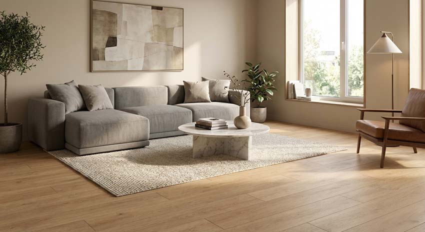Staal vloer- en wandtegel Highland houtlook