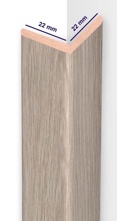 Kniklijst Bohemien MDF lichtbruin 260cm