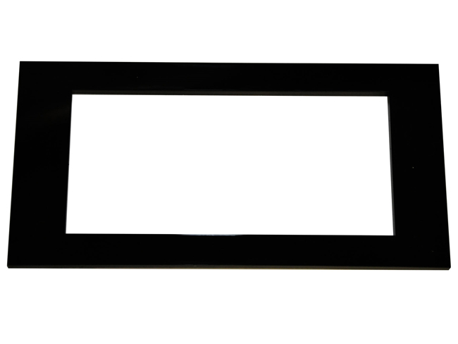 Cadre pvc noir pour coller 3 chiffres/lettres