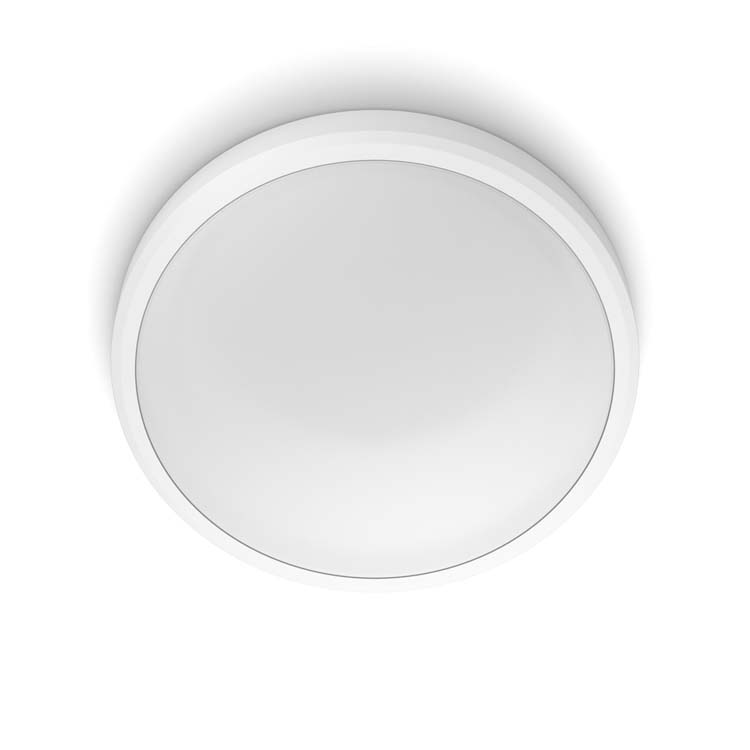 Plafonnier Blanc 17W 2700K IP44