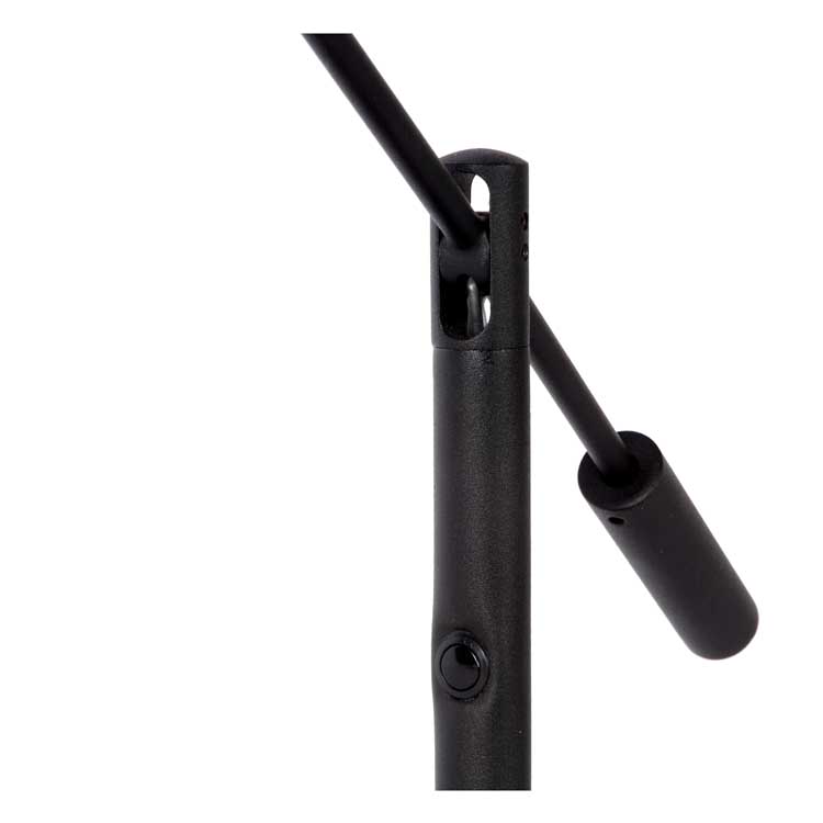 Lucide ANSELMO - Bureaulamp - Ø 25 cm - LED Dimb. - 1x9W 3000K - Zwart