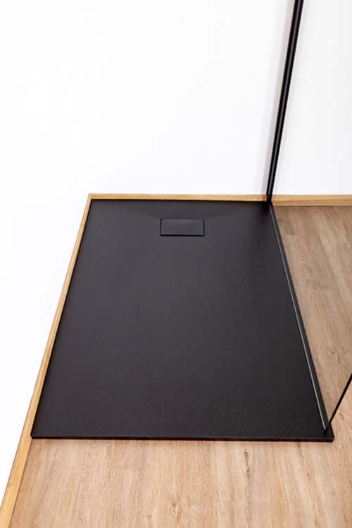 Receveur de douche Moby ardoise noir 180x90cm Receveur de douche Moby ardoise noir 180x90cm