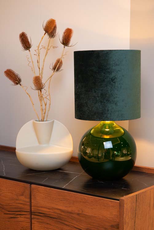 Lucide ESTERAD - Lampe de table - 1xE14 - Vert