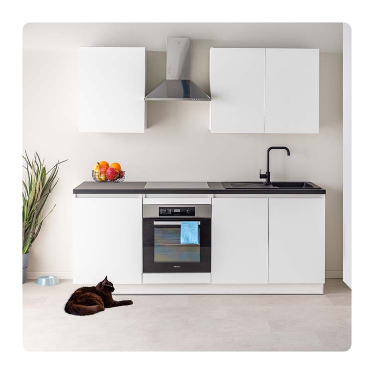 Sfeerbeeld keuken Plenti in het wit Sfeerbeeld keuken Plenti in het wit