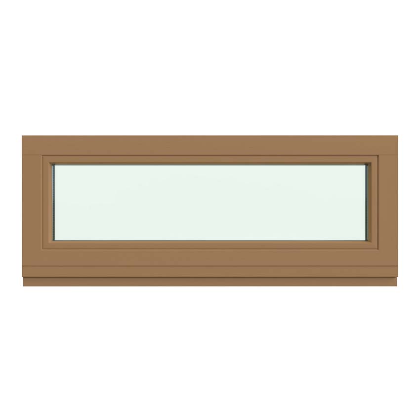 Châssis fixe Vardelux bois Meranti 68mm naturel L980xH2180mm