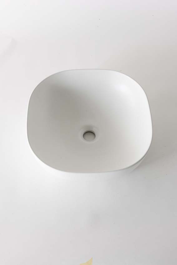 Vasque à poser Griet blanc mat 42x42x14,5cm