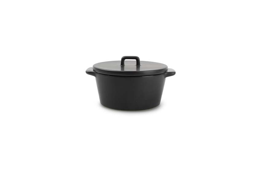 Plat à four mini Ardo noir Ø10x5,5cm