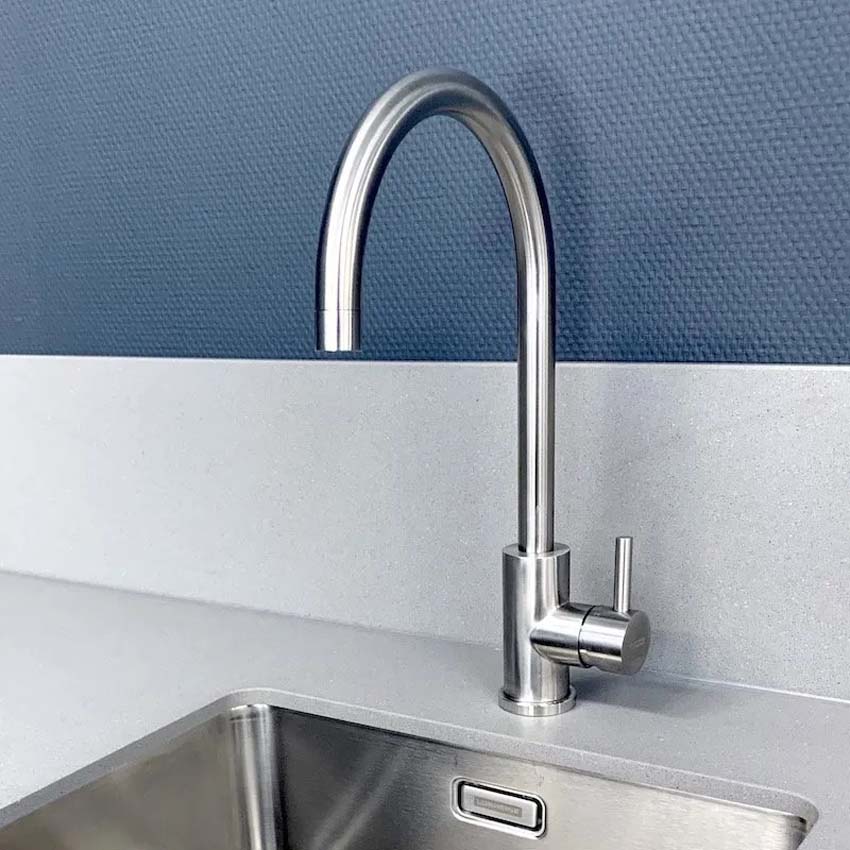 Robinet de cuisine Lorreine Pro inox ronde