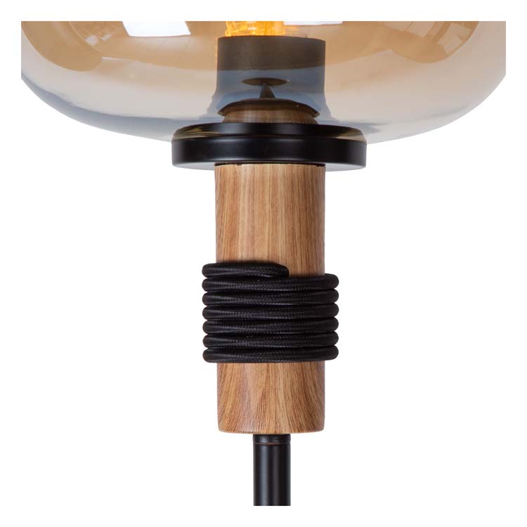 Lucide ILONA - Vloerlamp - Ø 34 cm - 1xE27 - Amber