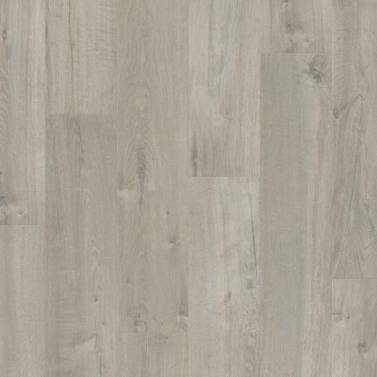 Stratifié Quick-Step Impressive Ultra 12mm chêne doux gris 138x19cm