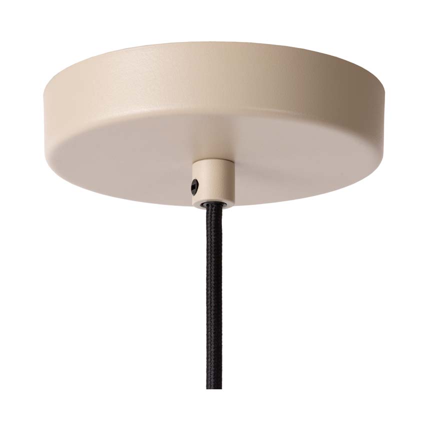 Suspension - taupe - Ø15cm - 1xE27 - 40W
