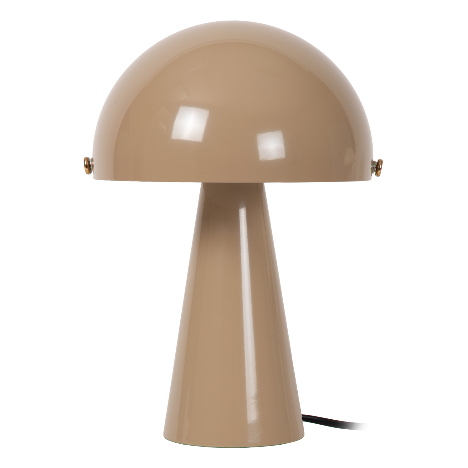 Lampe de table - Ø23cm - 1XE27 - Taupe