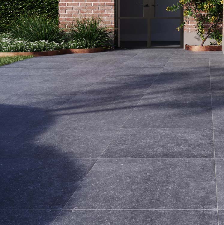 Terrastegel Binche donkergrijs rt 60x60x2cm