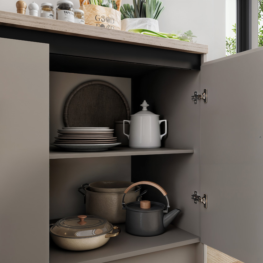 Keuken Berlin kasjmier 273cm - zonder toestellen