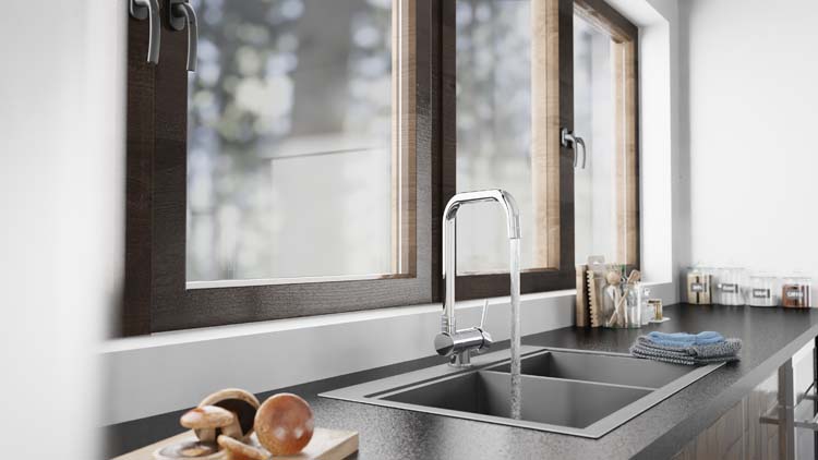 Robinet de cuisine Window chrome