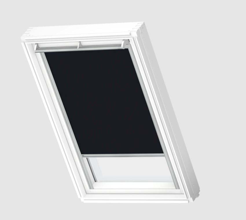 Store enrouleur Velux occultant à commande manuelle noir CK04 3009S