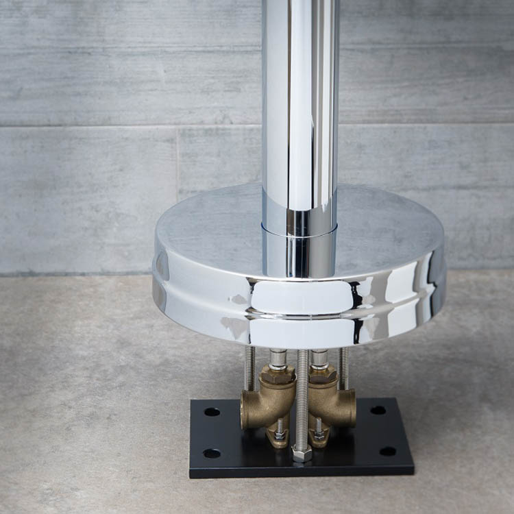 Badkraan Charlotte vrijstaand chroom