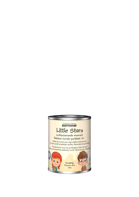 Little stars peinture murale purificatrice d'air boucles d'or 0.125L