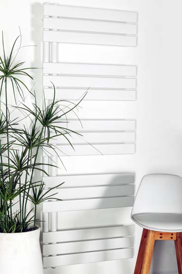 Radiateur sèche-serviette Demi single blanc 160 x 60 cm 766 Watt